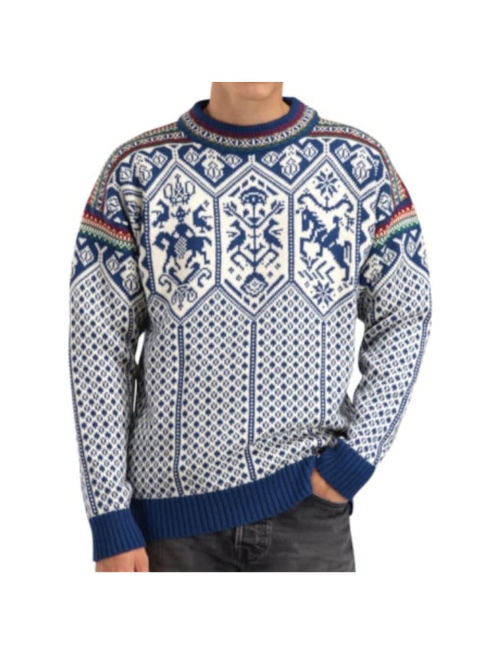 VENTURE RESEARCH GEAR NWT Wool Blend 1994 Lillehammer Nordic Sweater Small Apres - Picture 1 of 13